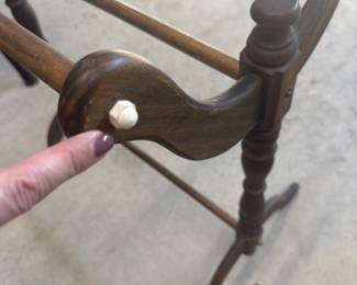 Vintage Wooden Quilt Rack - $50