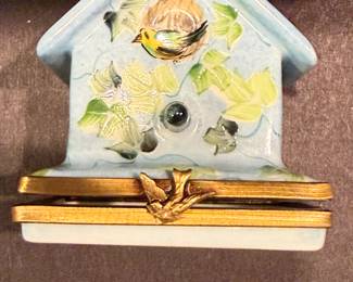 Limoges France Hand Painted Rochard Decorative Box - Asking $99 