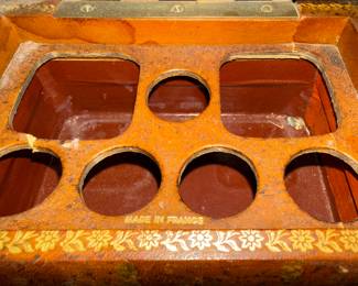 Vintage French Book-Form Decanter Set - Asking $199