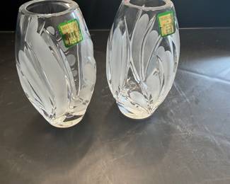 Marquis by Waterford Crystal Vases - $59 for the pair.
