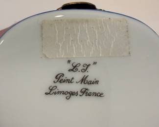 Limoges Hand-Painted Dolphin Figurine Box - Asking $99