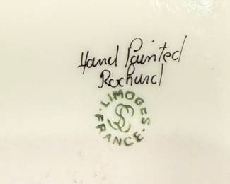 Limoges France Hand Painted Rochard Decorative Box - Asking $99 
