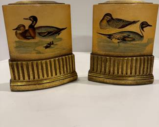 Vintage Duck Motif Bookends - Asking $49 