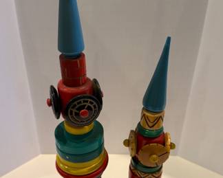 1980 Naro-Fominsk Wooden Toy Towers - Asking $49 