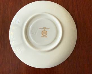 Golden Heritage by Minton
12 Dinner plates
12 Salad plates
12 Bread and butter plates
13 Footed cups
13 Cup saucers
12 Cream soup bowls
12 cream soup bowl saucers - Asking $399 - Will consider offers.