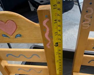 Hand-Painted Children's Table and Chair Set - $25