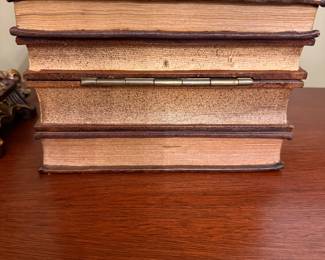 Vintage French Book-Form Decanter Set - Asking $199