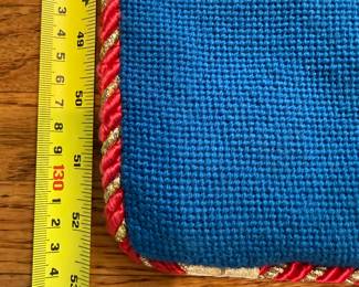 Handmade Needlepoint Christmas Wall Tapestry - Asking $75 