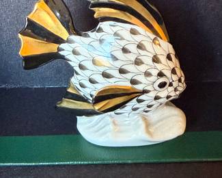 Herend Hungary Handpainted Fish Figurine - Asking $399 - Will consider offers!