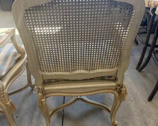 Vintage French Provincial Style Cane Back Armchairs - Asking $249 each.