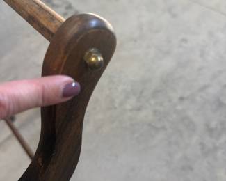 Vintage Wooden Quilt Rack - $50