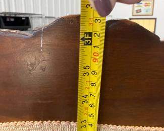 Victorian Style Carved Wood Chair with Upholstered Seat - Asking $99