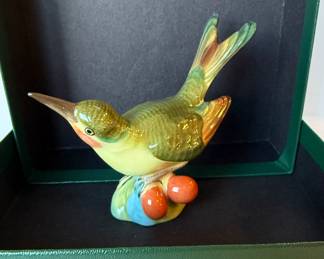 Herend Handpainted Porcelain Bird Figurine, 2003 - Asking $149 - Will consider offers!