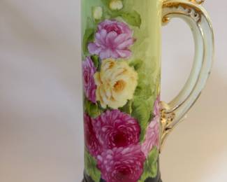 Bavarian Hand-Painted Floral Pitcher - Asking $149 - Will consider offers!