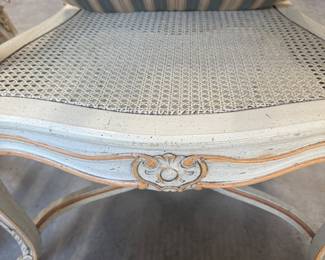 Vintage French Provincial Style Cane Back Armchairs - Asking $249 each.