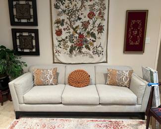 3 cushion great condition sofa and pillows