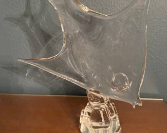 Murano glass large fish