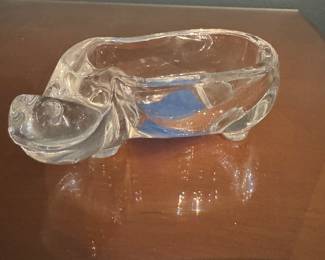 Murano glass hippo