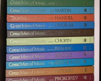 Time-Life, Great Men of Music vinyl box sets vtg 