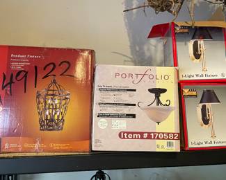 Portfolio light fixtures 