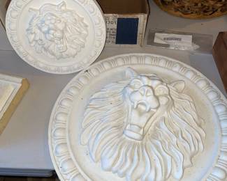 Lion head medallions 
