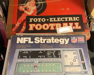 Foto Electric Football & NFL Strategy games vintage 