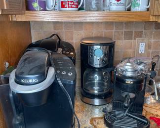 Coffee makers: Keurig, Mr Coffee, Salton