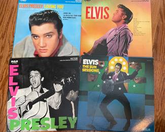 Elvis Presley vinyl collection 