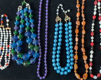 Vintage beaded necklaces 