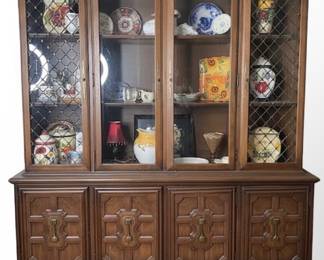 Vtg. china cabinet