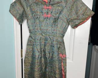Vintage cheongsam style dress