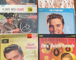 Elvis Presley vinyl collection 
