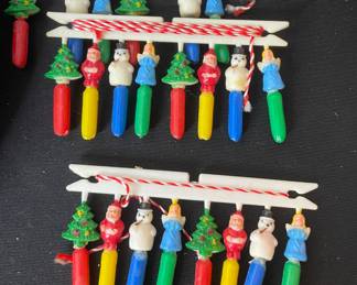 Vintage Christmas card hangers 