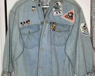 Disney Mickey Minnie Mouse vtg denim jacket, Mickey Jeans Americanwear