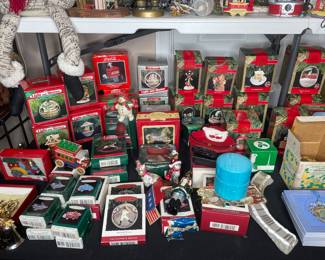 Large collection Hallmark ornaments mostly vintage 