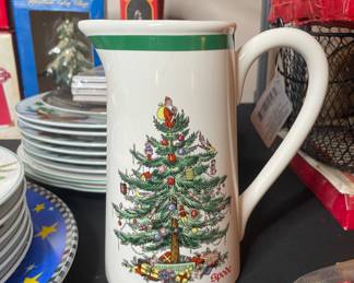 Spode Christmas tree pitcher 