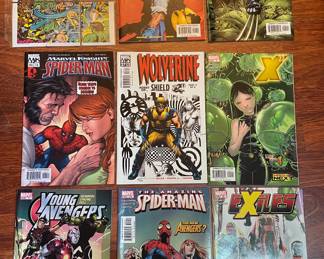 Comic book collection: Marvel, Spiderman, Wolverine, fantastic Four, Exiles,  Mutant X, Avengers