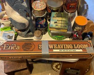 Craft supplies, Erica weaving loom vtg