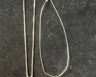 Sterling silver necklaces 