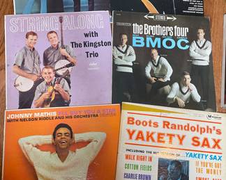 Johnny Cash, Glen Campbell, The Kingston Trio, The Brothers Four, Johnny Mathis, Boots Randolph 