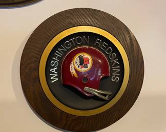 Vtg Washington Redskins wall plaque