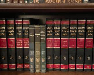 Collier's Encyclopedia & Great Books of the Western World by Britannic vtg