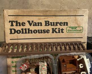 The Van Buren doll house kit vtg 