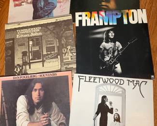 Huge collection of vintage vinyl, 45’s, CD’s & cassettes!
Fleetwood Mac, James Taylor, Frampton, Elton John, Johnny Cash
