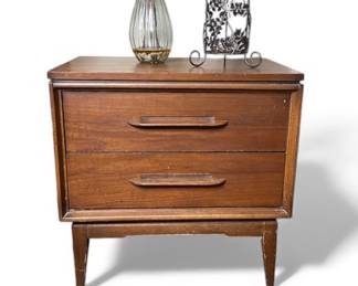 Mid-century modern night stand. Matching desk not shown