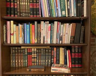 Vintage to modern book collection 