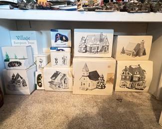 A selection of Department 56 Houses