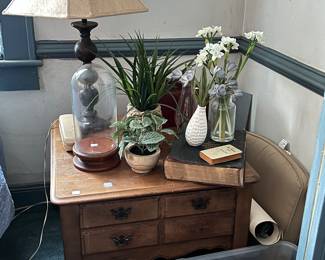 Bedroom side table w/ Decor
