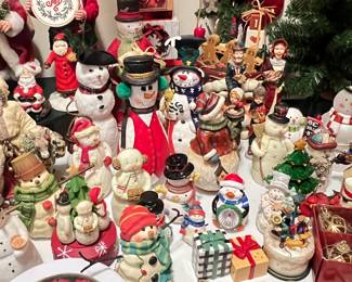A selection of vintage Snowmen 