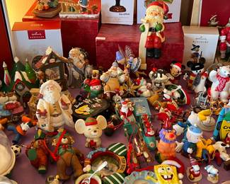 Hundreds of Hallmark Keepsake Ornaments 